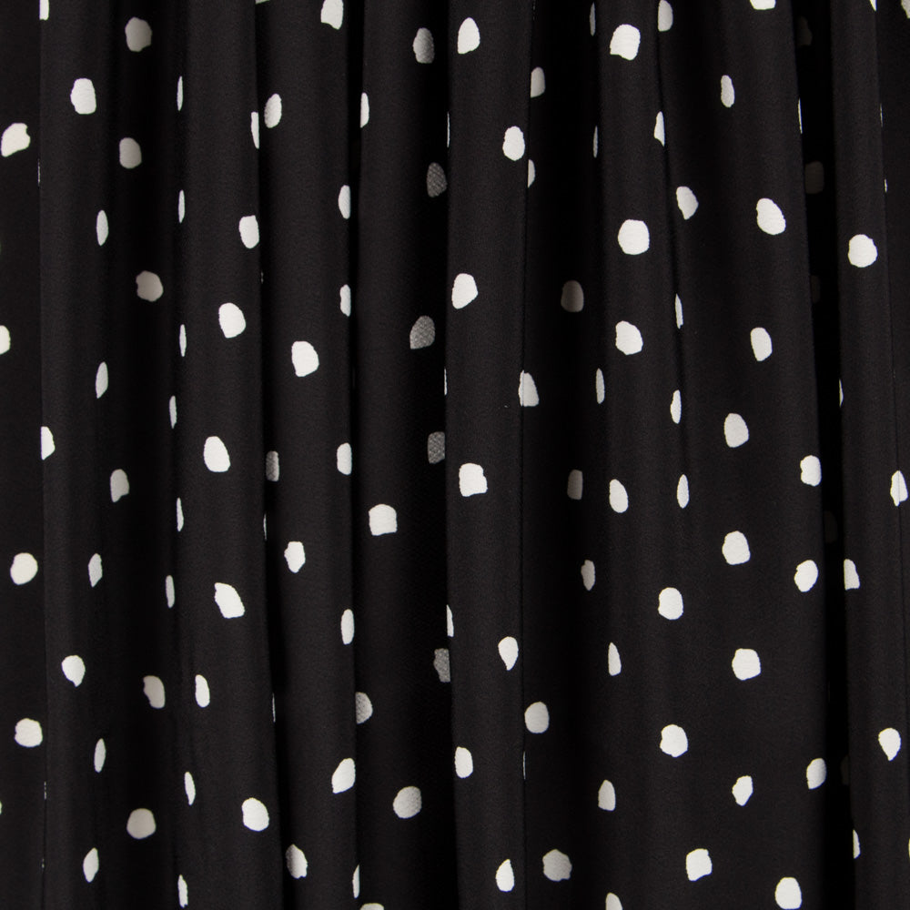 Crepe Moteada Negra - Ribes y Casals