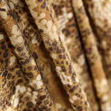 Crepe Moteado Leopardo Mokka - Ribes y Casals