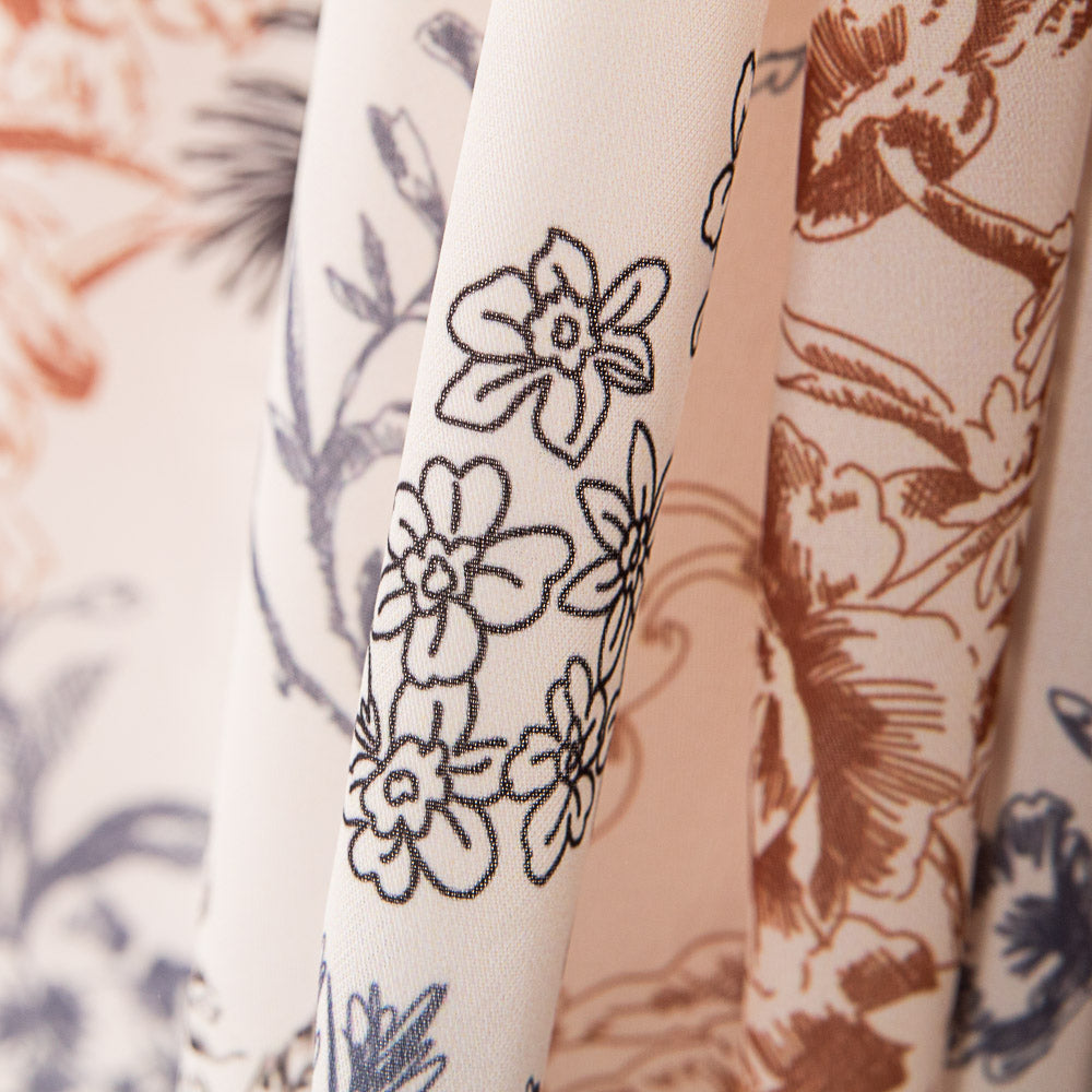 Crepe Natura Carne Claro - Ribes y Casals