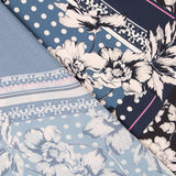 Crepe Pacthwork Azul Noche - Ribes y Casals