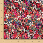 Crepe Poliéster Flor Confetti Rojo - Ribes y Casals