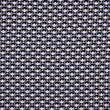 Crepe Poliéster Geo Azul Denim - Ribes y Casals