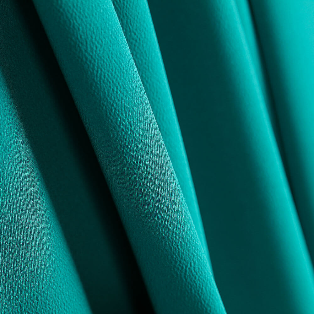 Retal Crepe Poliéster Verde Fuerte 60x145 cm - Ribes y Casals