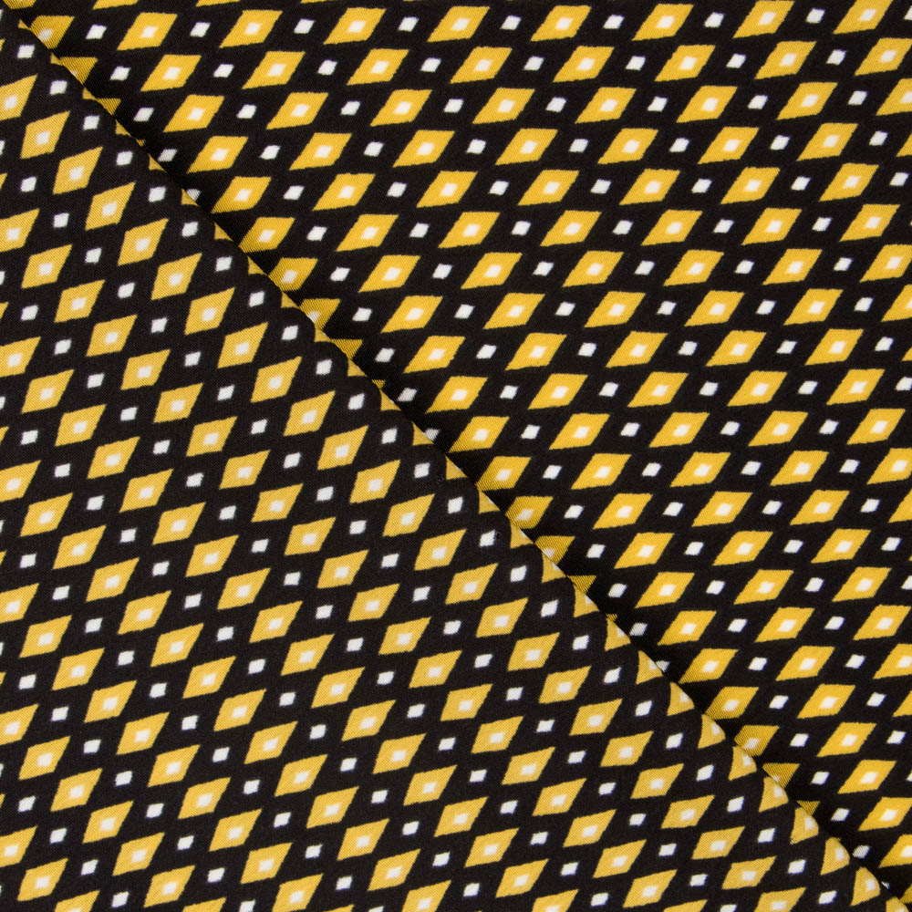 Crepe Rombo Étnico Mostaza - Ribes y Casals