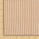 Crepe Rombo Étnico Ocre - Ribes y Casals