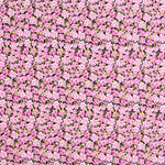 Crepe Viscosa Florecitas Rosas - Ribes y Casals