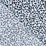 Crepe Viscosa Leopardo Azul - Ribes y Casals