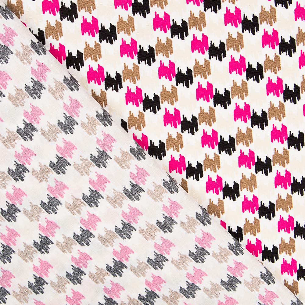 Crepe Viscosa Moteado Multicolor - Ribes y Casals