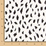 Crepe Viscosa Trazos Maxi Cruda - Ribes y Casals