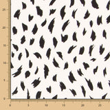 Crepe Viscosa Trazos Maxi Cruda - Ribes y Casals