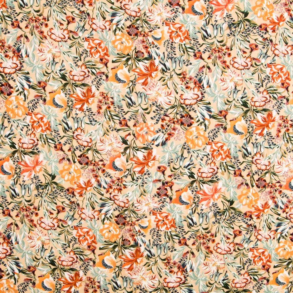 Crepe Viscosa Tropical Arena - Ribes y Casals