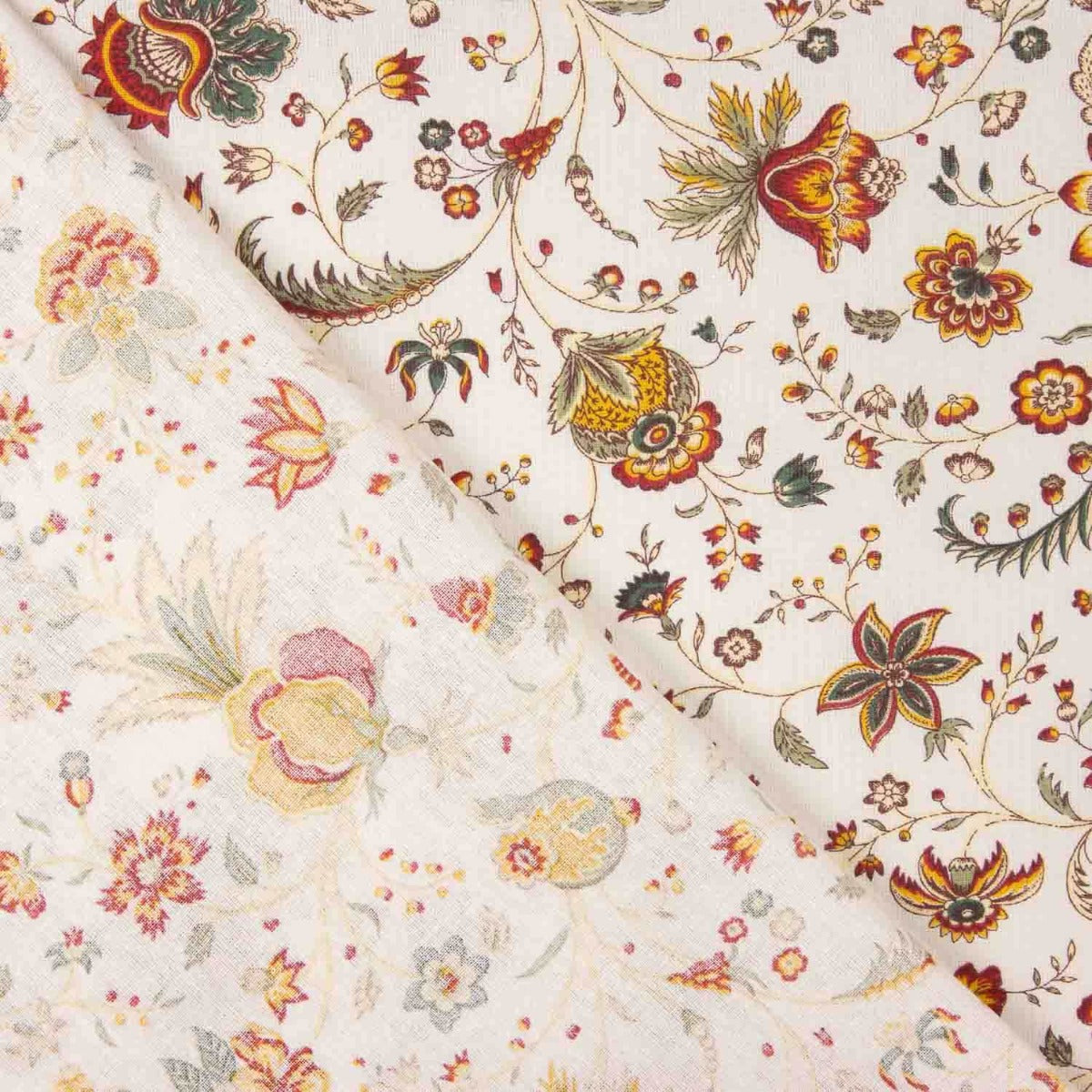 Cretona Algodón Floral Vintage - Ribes y Casals