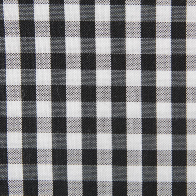 Retal Cuadro Vichy Negro 1cm. 100x160 cm - Ribes y Casals