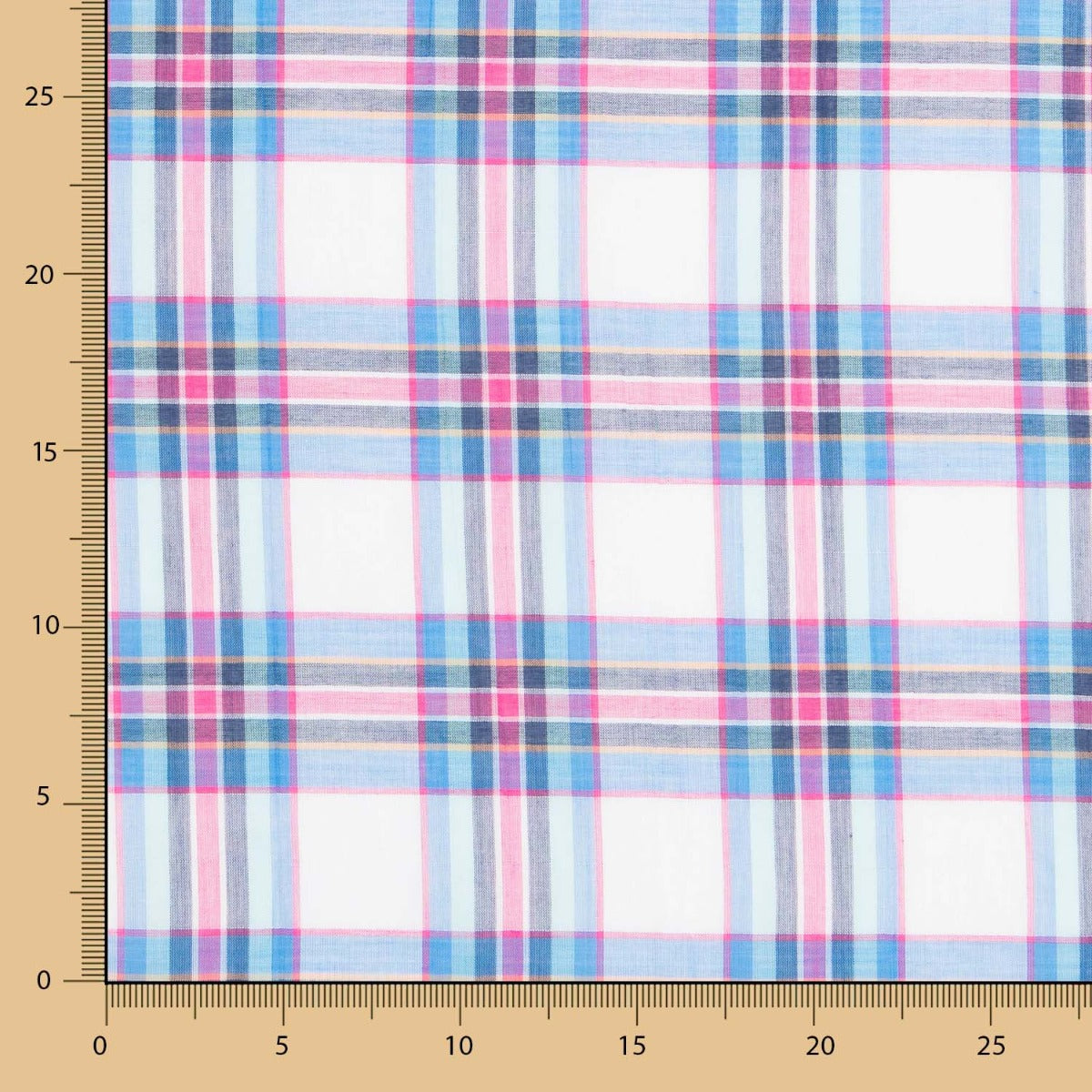 Cuadro Madrás Arizona Blanco - Ribes y Casals