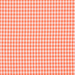 Cuadro Vichy Naranja 1cm. - Ribes y Casals