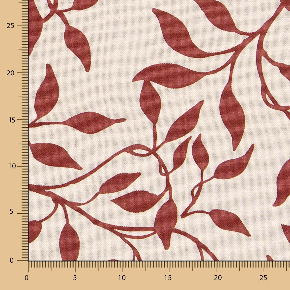 Culla Estampada Hojas Granate - Ribes y Casals