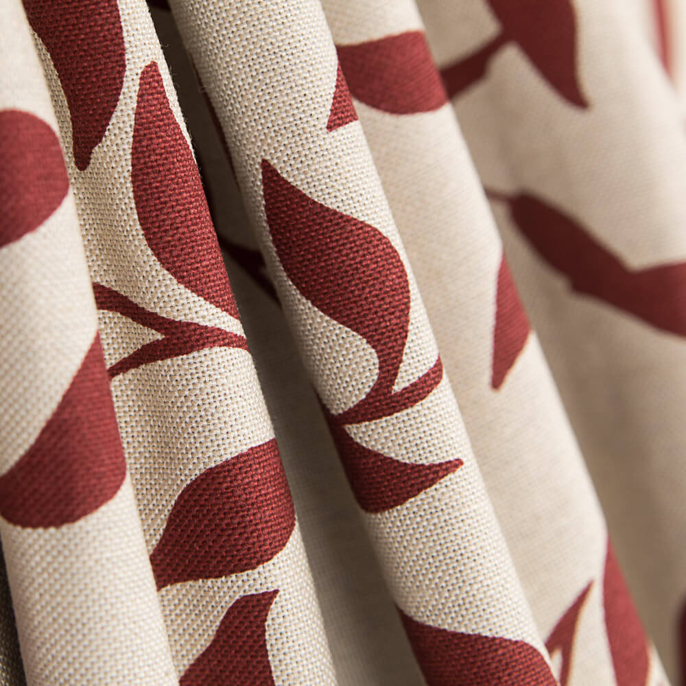 Culla Estampada Hojas Granate - Ribes y Casals