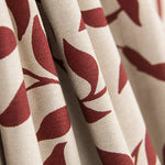 Culla Estampada Hojas Granate - Ribes y Casals