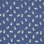 Denim Elástico Piñas Azul - Ribes y Casals