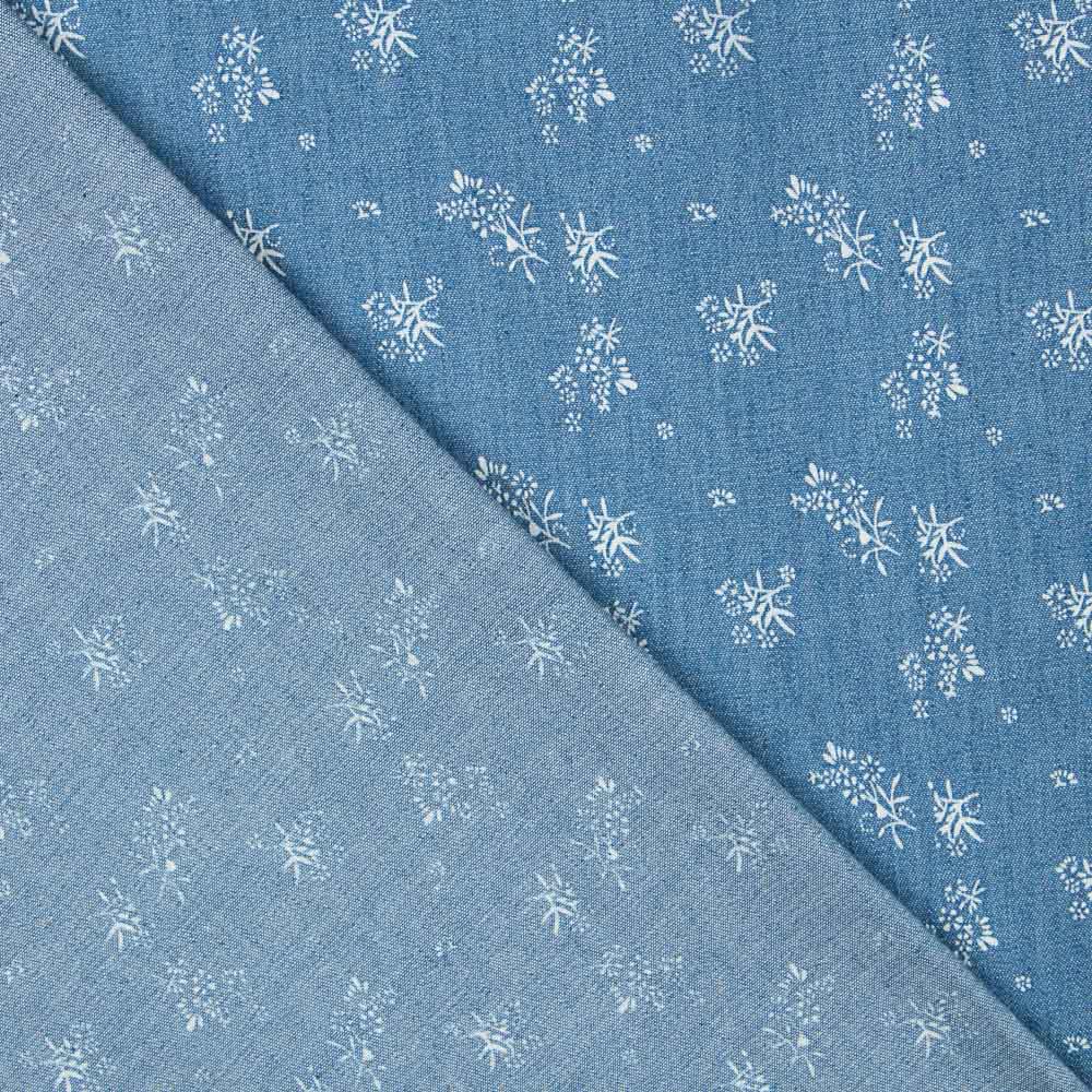 Denim Algodón Bouquet - Ribes y Casals