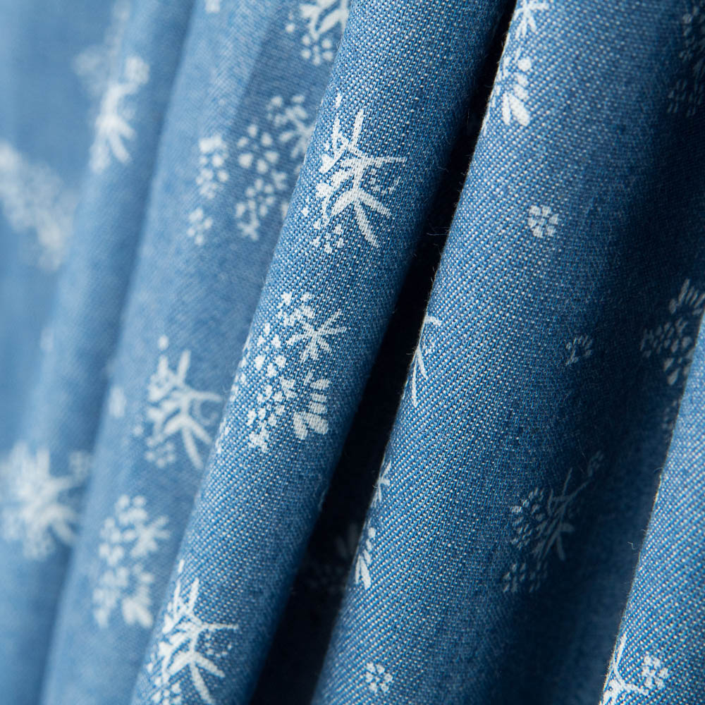 Denim Algodón Bouquet - Ribes y Casals