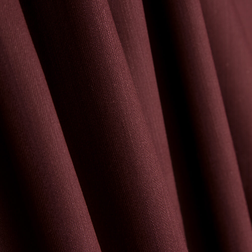 Denim Algodón Granate - Ribes y Casals