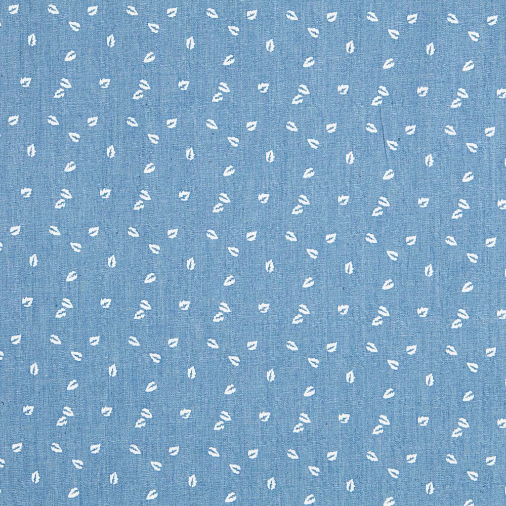 Denim Algodón Hojita - Ribes y Casals