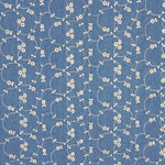 Retal Denim Bordado Flor Lúrex 80x150 cm - Ribes y Casals