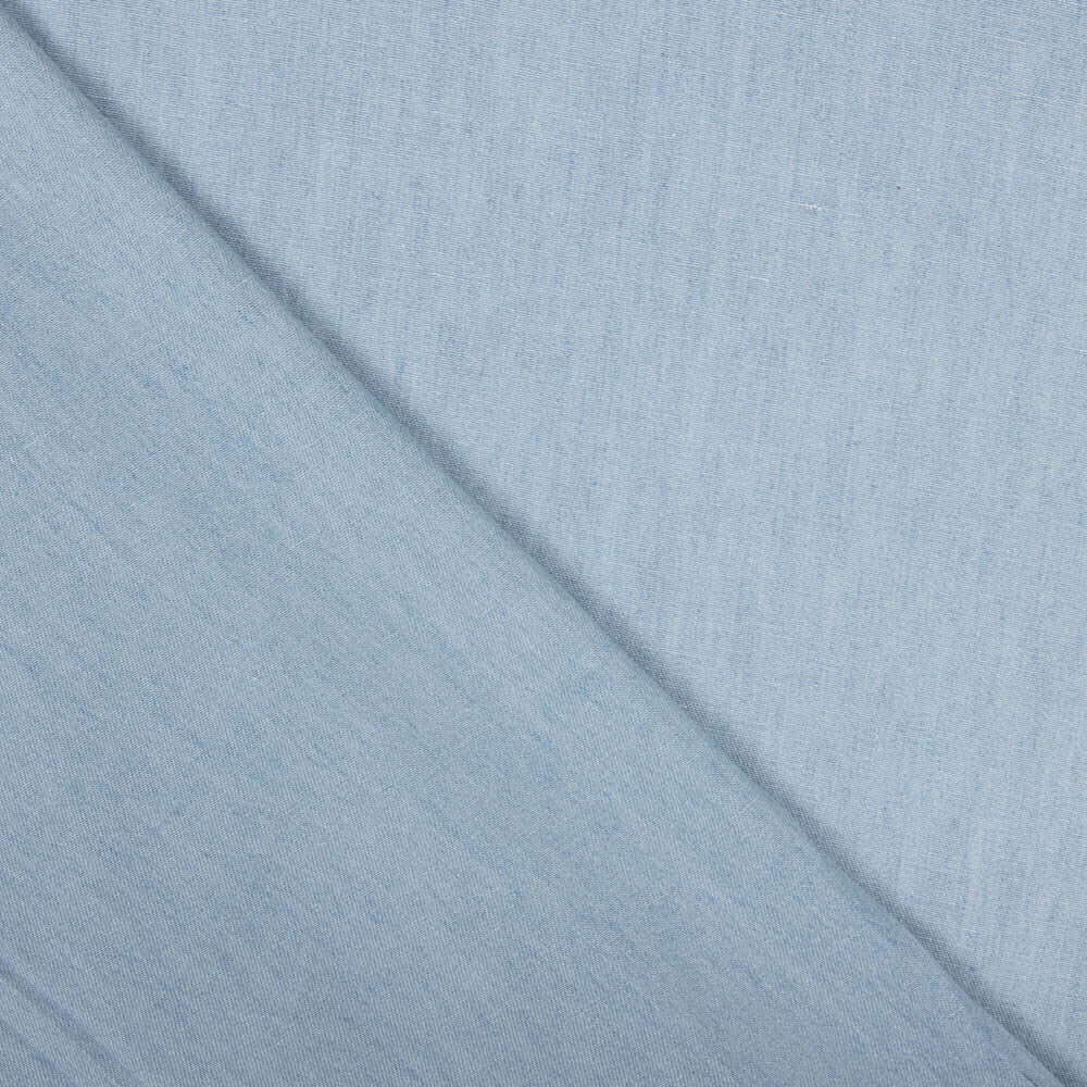Retal Denim Camisería Azul Claro 90x150 cm - Ribes y Casals