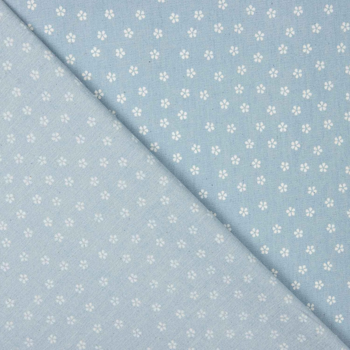 Denim Camisero Margaritas Azul Claro - Ribes y Casals