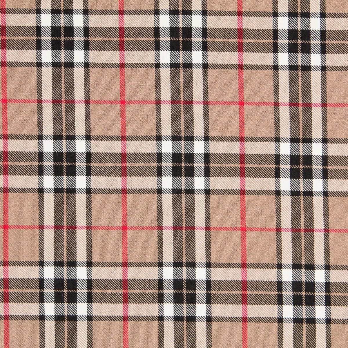 Doble Faz Cuadro Escocés Camel Ante Camel - Ribes y Casals