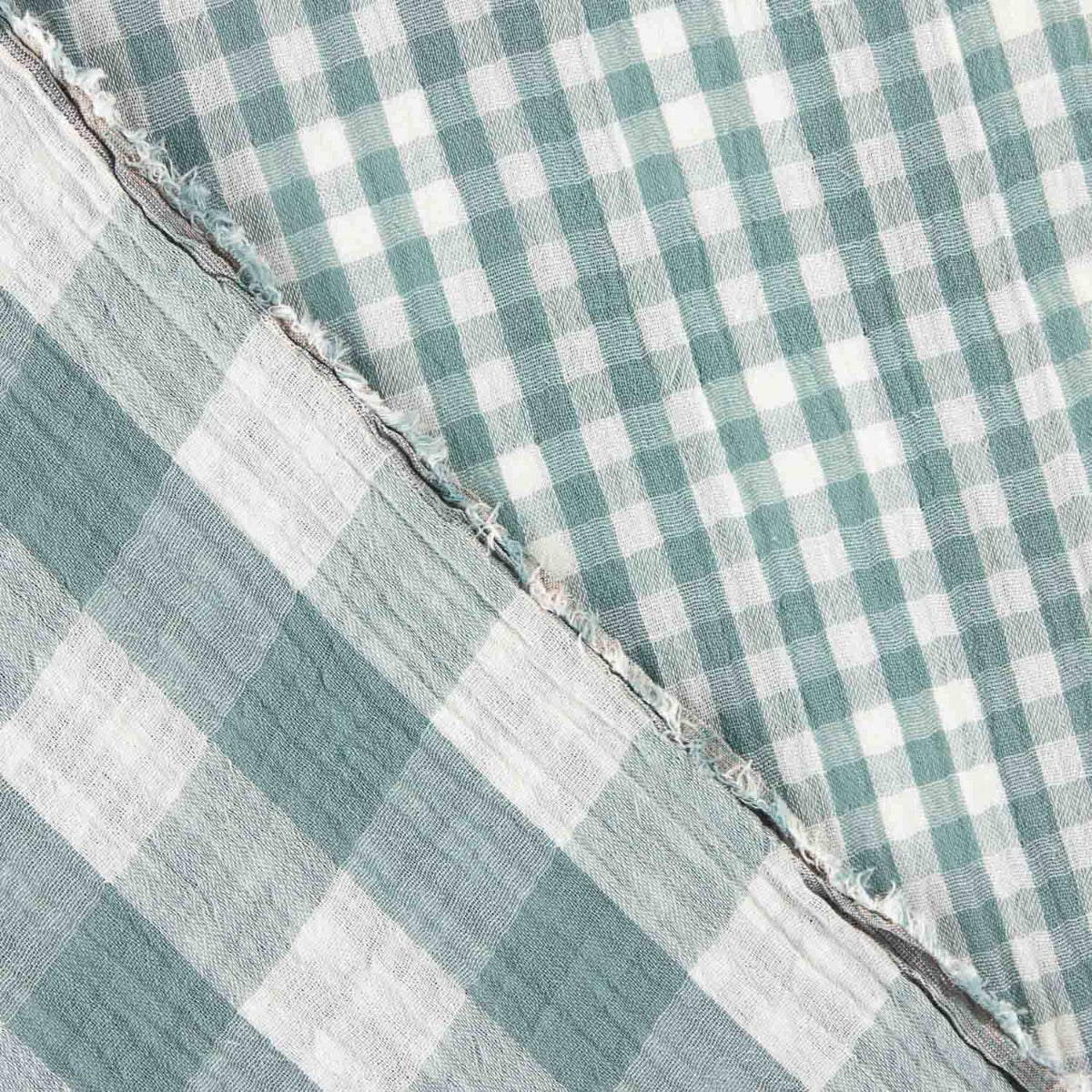 Doble Gasa Reversible Verde Nilo - Ribes y Casals