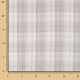 Doble Gasa Vichy Reversible Gris Claro - Ribes y Casals