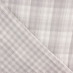 Doble Gasa Vichy Reversible Gris Claro - Ribes y Casals