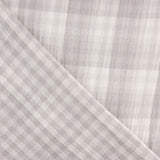 Doble Gasa Vichy Reversible Gris Claro - Ribes y Casals