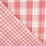 Doble Gasa Vichy Reversible Rosa Maquillaje - Ribes y Casals