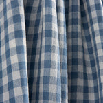 Retal Doble Gasa Vichy Reversible Azul 110x150cm - Ribes y Casals