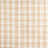 Doble Gasa Vichy Reversible Beige - Ribes y Casals