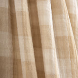 Doble Gasa Vichy Reversible Beige - Ribes y Casals