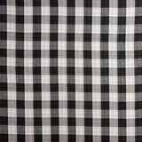 Doble Gasa Vichy Reversible Negra - Ribes y Casals