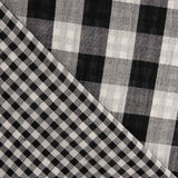 Doble Gasa Vichy Reversible Negra - Ribes y Casals