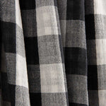 Doble Gasa Vichy Reversible Negra - Ribes y Casals