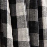 Doble Gasa Vichy Reversible Negra - Ribes y Casals