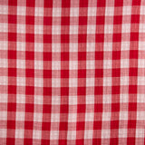 Doble Gasa Vichy Reversible Roja - Ribes y Casals