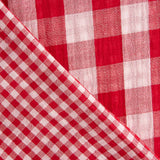 Doble Gasa Vichy Reversible Roja - Ribes y Casals