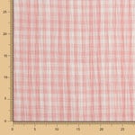 Doble Gasa Vichy Reversible Rosa Barbie - Ribes y Casals