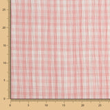 Doble Gasa Vichy Reversible Rosa Barbie - Ribes y Casals