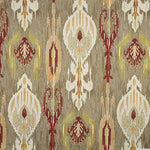 Loneta Efecto Lino Ikat Oriental Topo - Ribes y Casals