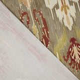 Loneta Efecto Lino Ikat Oriental Topo - Ribes y Casals