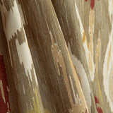 Loneta Efecto Lino Ikat Oriental Topo - Ribes y Casals